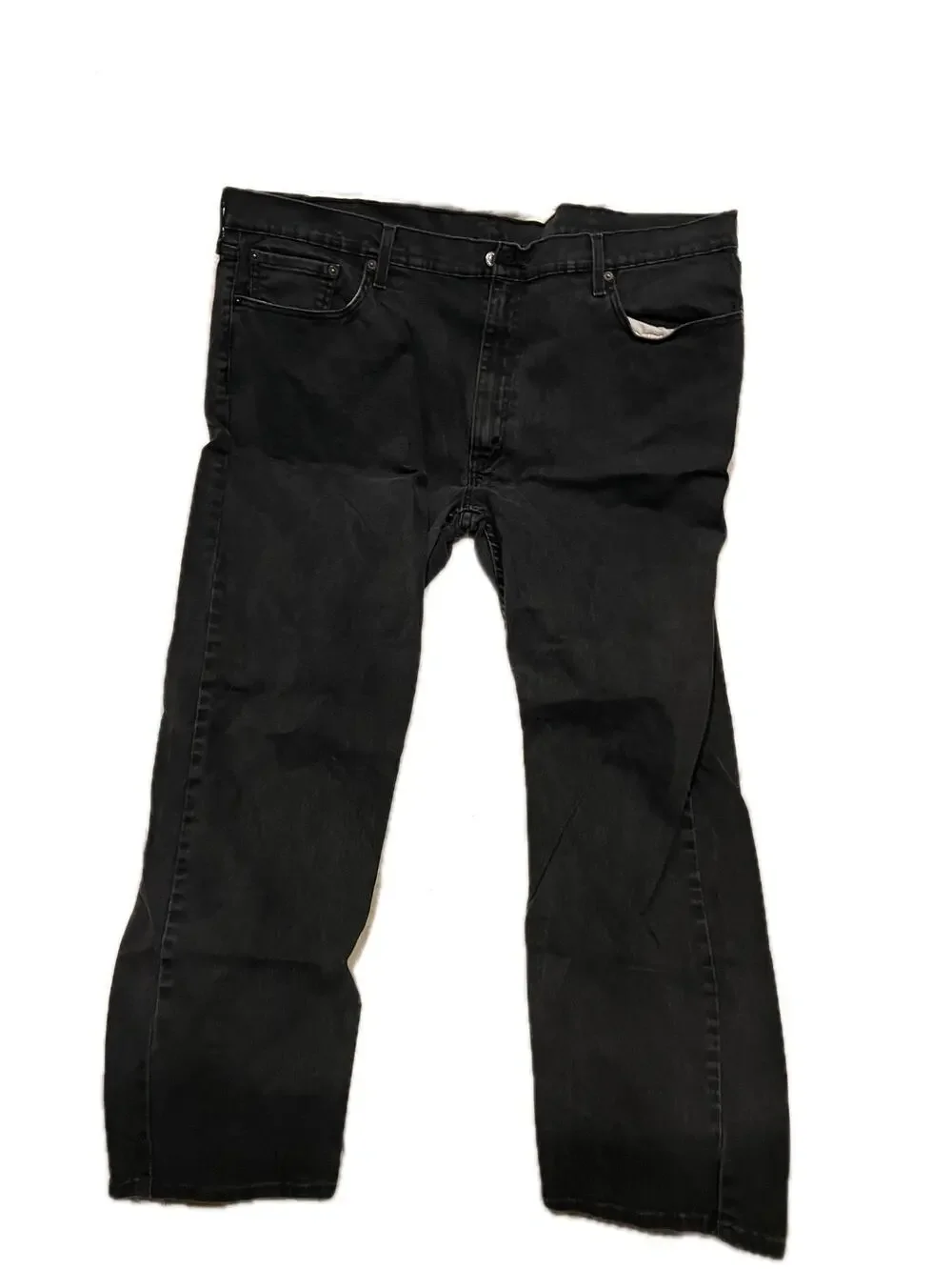 Levi's 502 Regular Taper Black Men's Jeans 46x32
